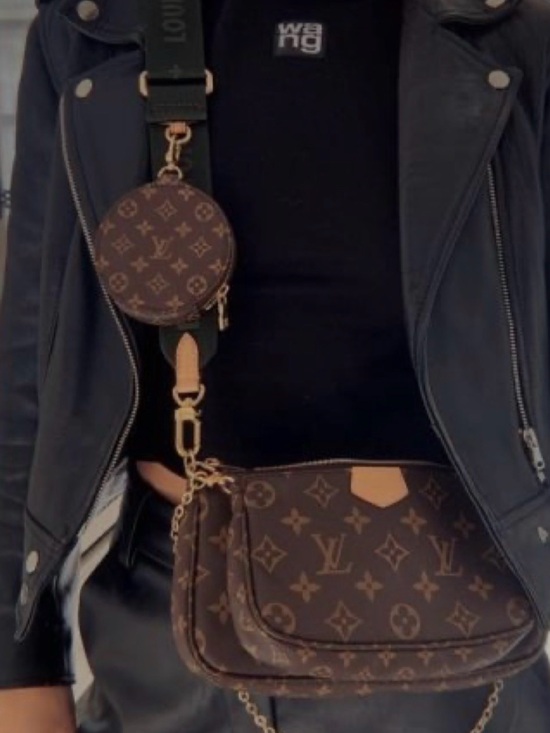 Louis Vuitton Handbags - Louis Vuitton Monogram Crossbody Set in Brown and Tan with Gold Hardware